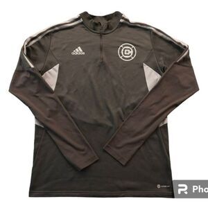Adidas Chicago fire 2021 long sleeve quarter zip training